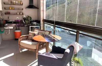 Apartamento venda 3 suítes mobiliado em itaipava com 92m²