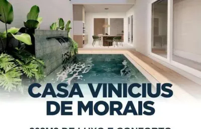 Casa moderna com área gourmet e piscina – no praia azul, araçagy