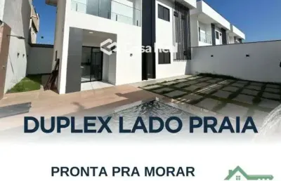 Belíssima casa duplex no loteamento praia azul — araçagy