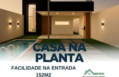 Casa moderna, em construção – 152m² | entrada facilitada