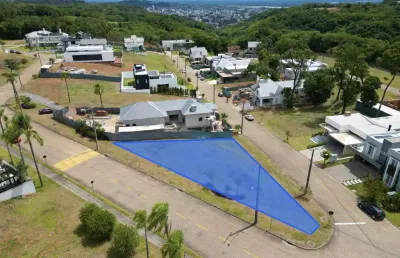Terreno em condomínio fechado serra azul - santa cruz do sul