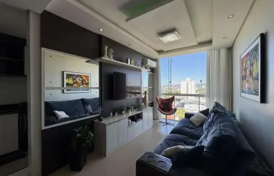Apartamento mobiliado próximo a unisc com vista para toda a cidade de santa cruz