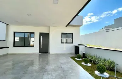 Casa nova para locação no condomínio portal dos sabiás