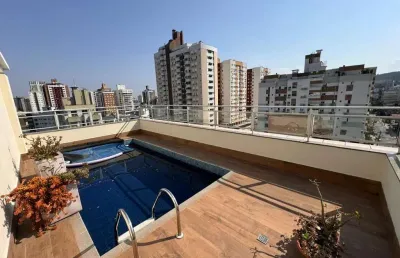 Cobertura para venda em criciúma, centro, 5 dormitórios, 3 suítes, 4 banheiros, 2 vagas