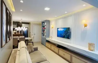 Apartamento para venda em criciúma, comerciário, 3 dormitórios, 1 suíte, 2 banheiros, 2 vagas