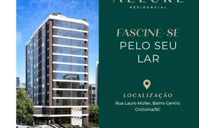 Apartamento para venda em criciúma, centro, 3 dormitórios, 3 suítes, 4 banheiros, 2 vagas