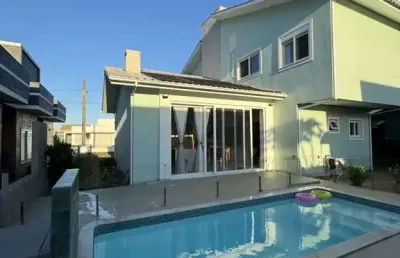 Casa em condomínio para venda em balneário rincão, lagoa dos esteves, 3 dormitórios, 1 suíte, 3 banheiros, 2 vagas