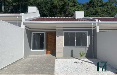 Casa em condomínio para venda em fazenda rio grande, gralha azul, 3 dormitórios, 1 banheiro, 1 vaga