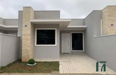 Casa em condomínio para venda em fazenda rio grande, gralha azul, 3 dormitórios, 1 suíte, 1 banheiro