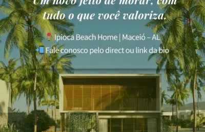 Sua casa de praia na beira mar de maceió, com servicos de hotel!