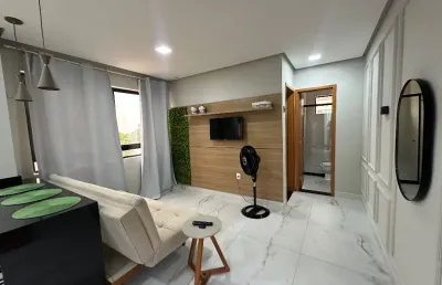 Flat com 1 quarto à venda no Cabo Branco, João Pessoa 