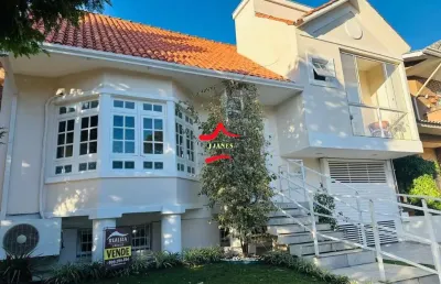 Casa em condomínio fechado com 5 quartos à venda na rua pitangueiras, 71, cantegril, viamão por r$ 900.000