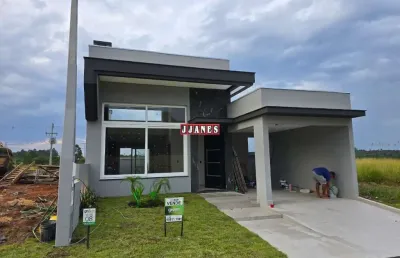 Casa em condomínio fechado com 3 quartos à venda na estrada caminho do meio, 55, zona rural, viamão por r$ 650.000