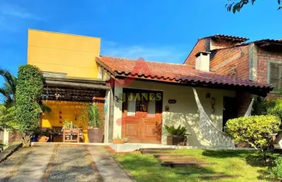 Casa em condomínio fechado com 3 quartos à venda na rua pinheiros, 1116, cantegril, viamão por r$ 900.000