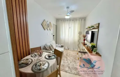 Apartamento para venda em praia grande, guilhermina, 2 dormitórios, 1 banheiro, 1 vaga