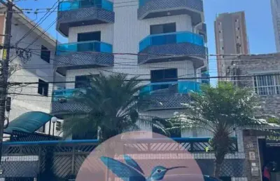 Apartamento para venda em praia grande, boqueirão, 1 dormitório, 1 banheiro, 1 vaga