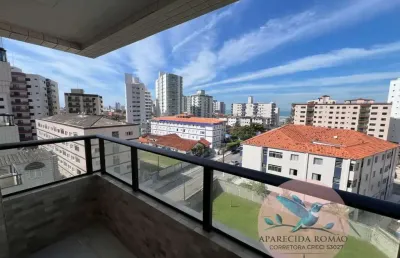 Apartamento para venda em praia grande, caiçara, 2 dormitórios, 1 suíte, 1 banheiro, 1 vaga