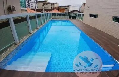 Apartamento para locação em praia grande, tupi, 2 dormitórios, 1 suíte, 1 banheiro, 1 vaga