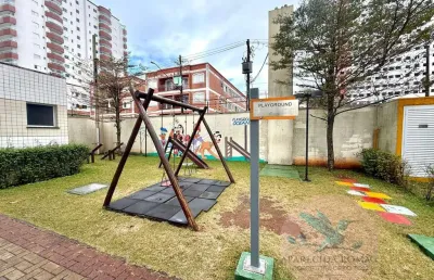 Apartamento para venda em praia grande, ocian, 2 dormitórios, 1 banheiro, 1 vaga