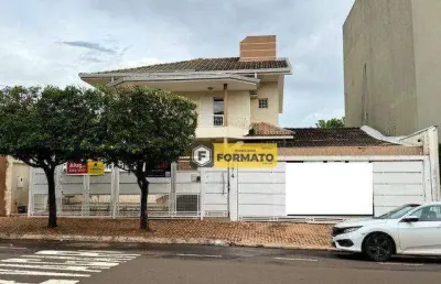 Casa comercial com 4 dormitórios, 355 m² - venda por r$ 2.800.000 ou aluguel por r$ 11.062/mês - chácara cachoeira - campo grande/ms