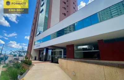 Flat com 1 dormitório para alugar, 59 m² por r$ 6.621/mês - santa fé - campo grande/ms