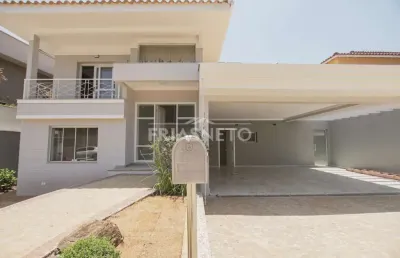 Belissima casa do condomínio terras de piracicaba ii com três dormitórios e suite