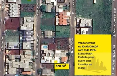 Terreno à venda na Rua Nova Cantu, Jardim Alvorada, Foz do Iguaçu