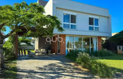 Sobrado à venda, 4 quartos, 4 suítes, 2 vagas, condomínio quintas do lago - xangri-lá/rs