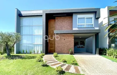 Sobrado à venda, 4 quartos, 4 suítes, 2 vagas, condomínio capão ilhas resort - capão da canoa/rs