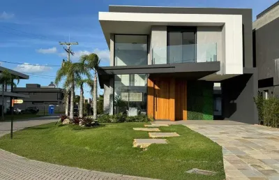 Sobrado à venda, 4 quartos, 4 suítes, 2 vagas, condomínio sunset xangri-lá - xangri-lá/rs