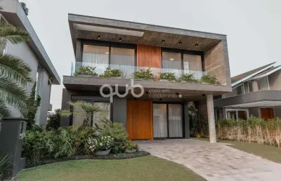 Sobrado à venda, 5 quartos, 5 suítes, 2 vagas, condomínio capão ilhas resort - capão da canoa/rs