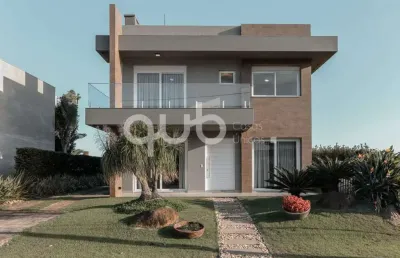 Sobrado à venda, 4 quartos, 4 suítes, 2 vagas, condomínio ventura club - xangri-lá/rs