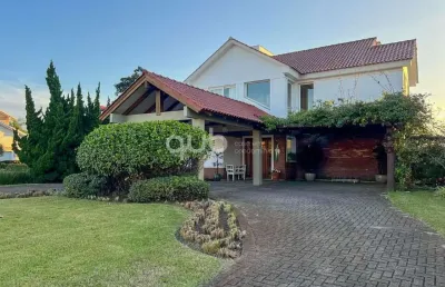 Sobrado à venda, 5 quartos, 5 suítes, 2 vagas, condomínio green village - xangri-lá/rs