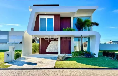 Sobrado à venda, 5 quartos, 5 suítes, 2 vagas, condomínio amare home resort - xangri-lá/rs