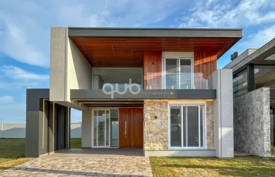 Sobrado à venda, 4 quartos, 4 suítes, 2 vagas, condomínio amare home resort - xangri-lá/rs