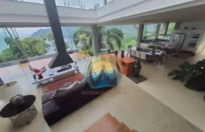 Casa em condomínio fechado com 4 quartos à venda na praia vermelha do sul, ubatuba , 1200 m2 por r$ 16.800.000