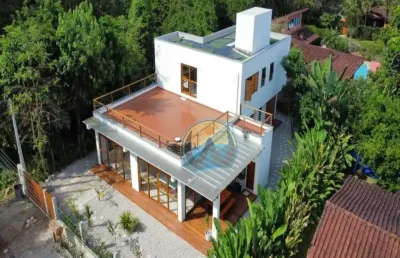 Casa com 4 quartos à venda na praia do itamambuca, ubatuba , 273 m2 por r$ 3.600.000