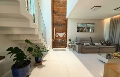 Casa de alto padrão no bairro santa rosa em sarzedo