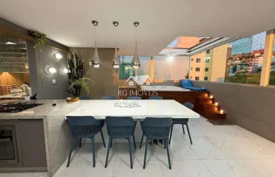 Cobertura 4 quartos de alto padrão no bairro diamante