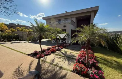 Casa mobiliada com 5 suítes no condomínio península dos pássaros - alphaville