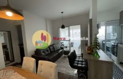 Apartamento localizado na praça julio mesquita, o prédio conta com lazer total, 43 m², vaga de garagem.