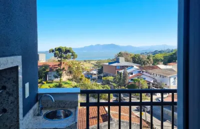 Apartamento de 1 quarto com vista mar  à venda na carvoeira, em florianópolis.