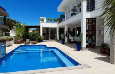 Casa para venda em florianópolis, jurere internacional, 4 dormitórios, 4 suítes, 5 banheiros, 4 vagas
