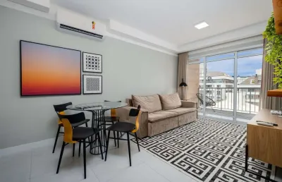 Apartamento para venda em florianópolis, jurere, 2 dormitórios, 2 suítes, 3 banheiros, 1 vaga