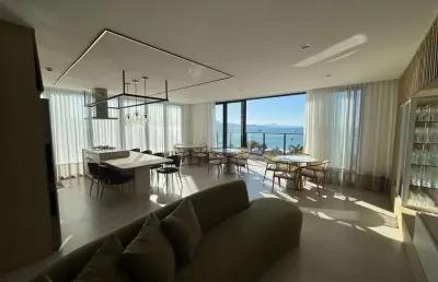 Apartamento para venda em florianópolis, jurere, 4 dormitórios, 4 suítes, 5 banheiros, 2 vagas