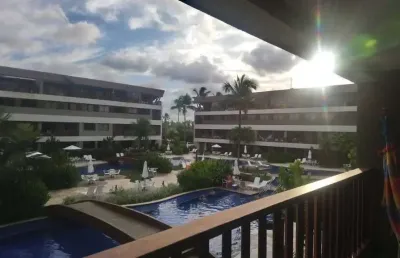 Á venda | apartamento mobiliado na praia de muro alto - pe