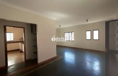 Casa residencial disponível para locação no bairro santa mônica em uberlândia-mg.
