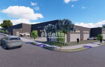 Galpão comercial disponível para locação no bairro luizote de freitas em uberlândia-mg