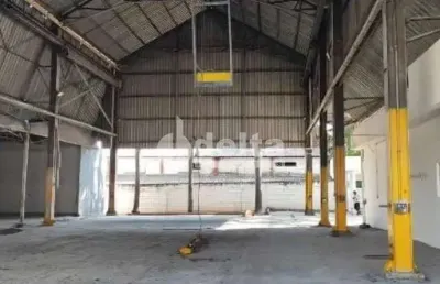 Galpão comercial disponível para locação no bairro distrito industrial em uberlândia-mg