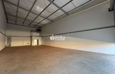 Galpão comercial disponível para locação no bairro santa mônica em uberlândia-mg